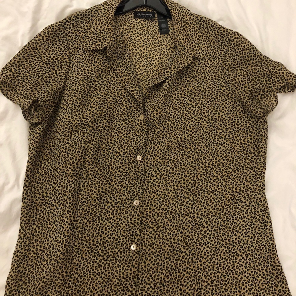 Vintage Liz Claiborne Sheer Top - Picture 1 of 2